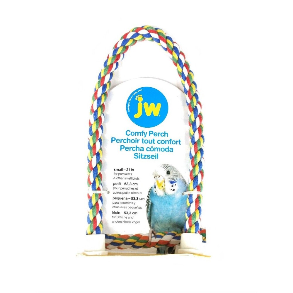 JW Comfy Perch Small Multicolor Bird Perch 21 Inches